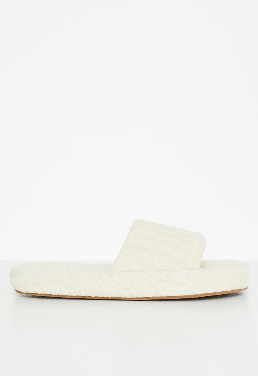 Public Desire - Juicy terry towelling slider - cream
