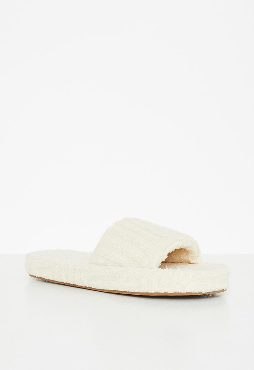Public Desire - Juicy terry towelling slider - cream