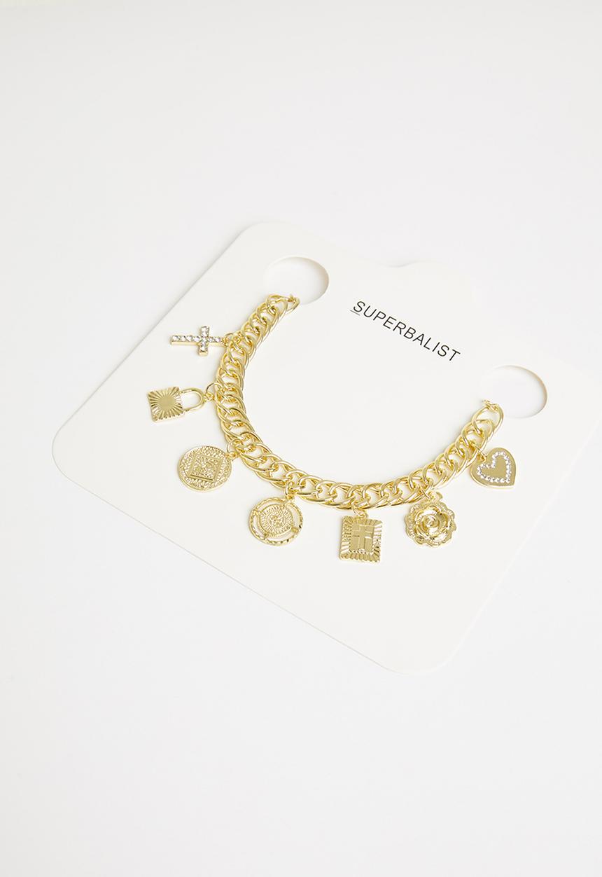 Superbalist - Beth charm bracelet - gold