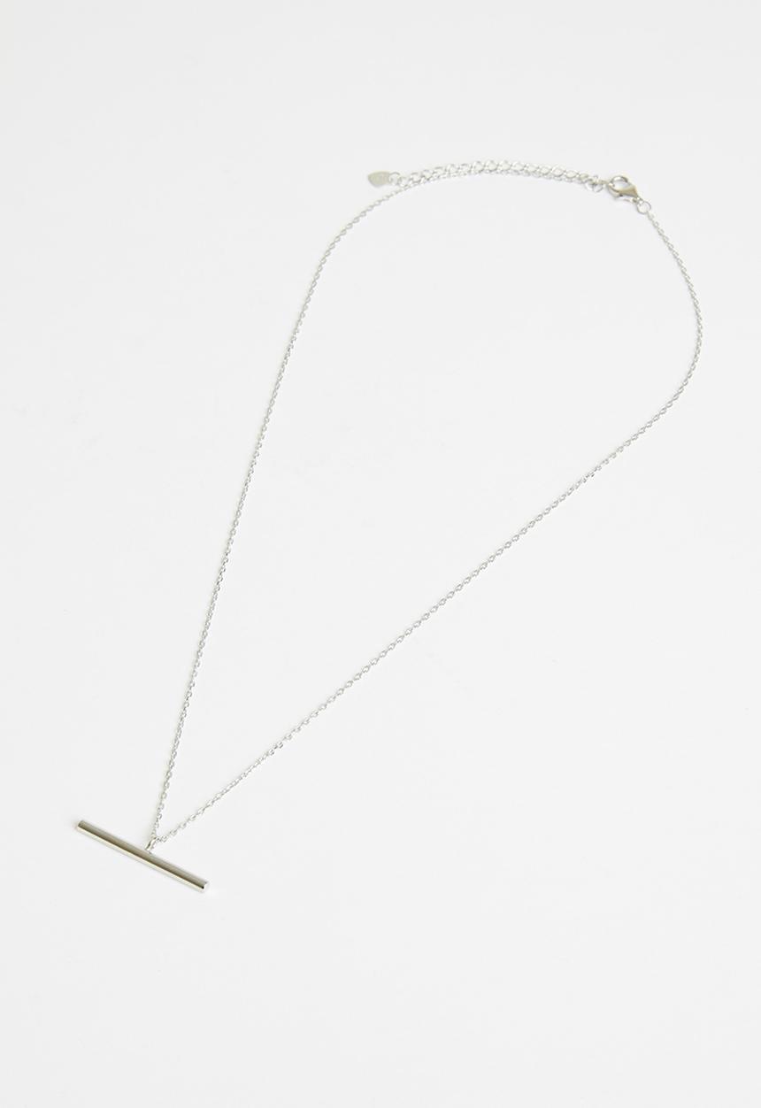 Superbalist - T-bar necklace - silver