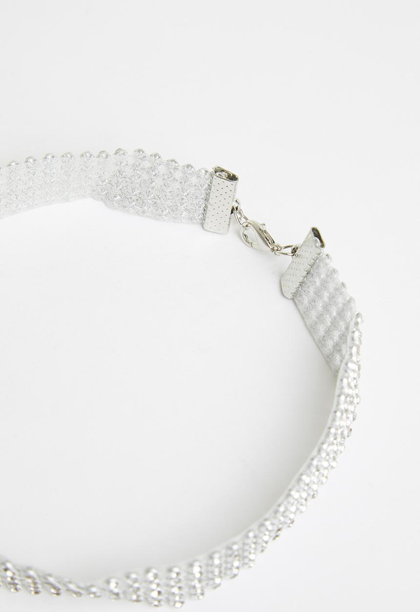 Superbalist - Diamante choker - silver
