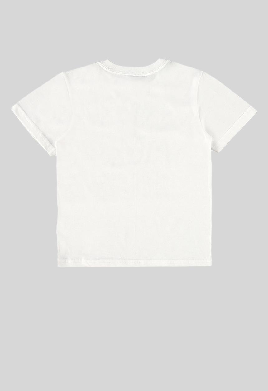 Quimby - Tee and microfiber bermuda set - white