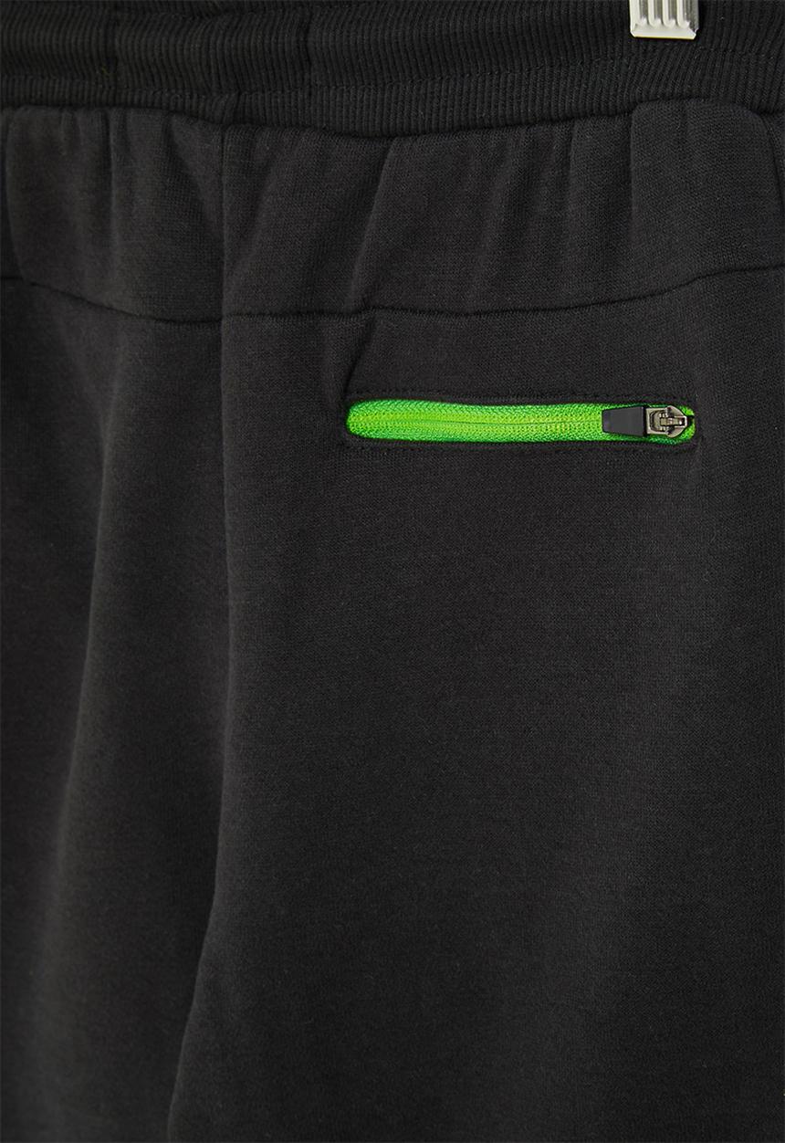 MINOTI - Teen boys respect fleece short - black