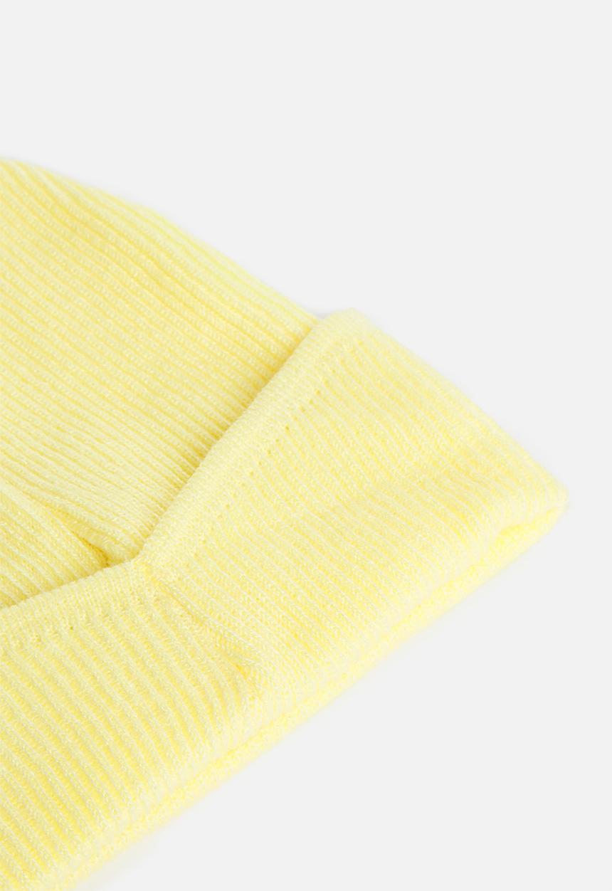 Superbalist - Fine rib knit beanie - yellow