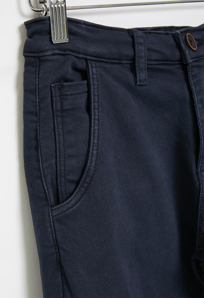 MINOTI - Teen boys knit look combat pant - navy