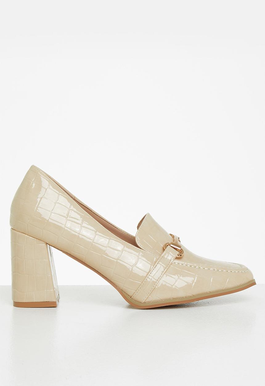 Superbalist - French closed block heel - neutral