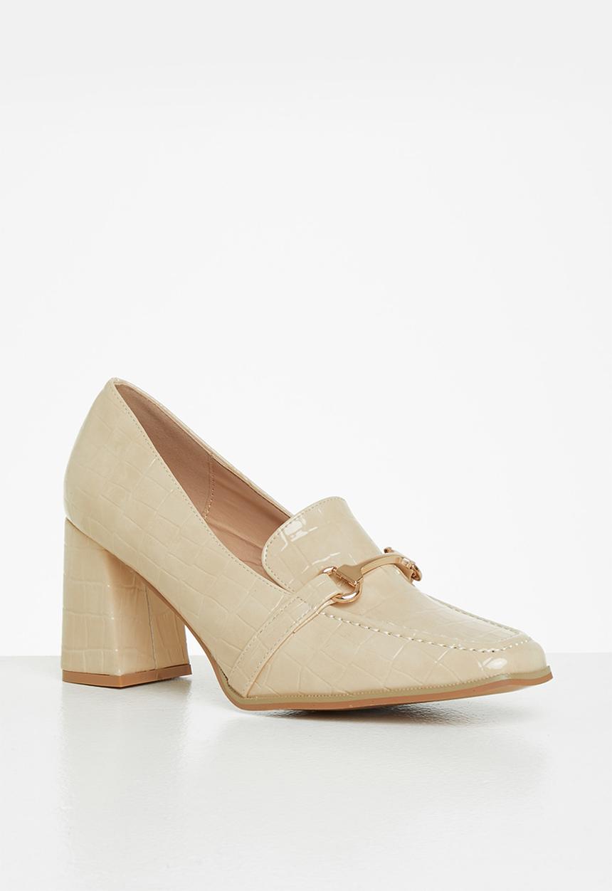 Superbalist - French closed block heel - neutral