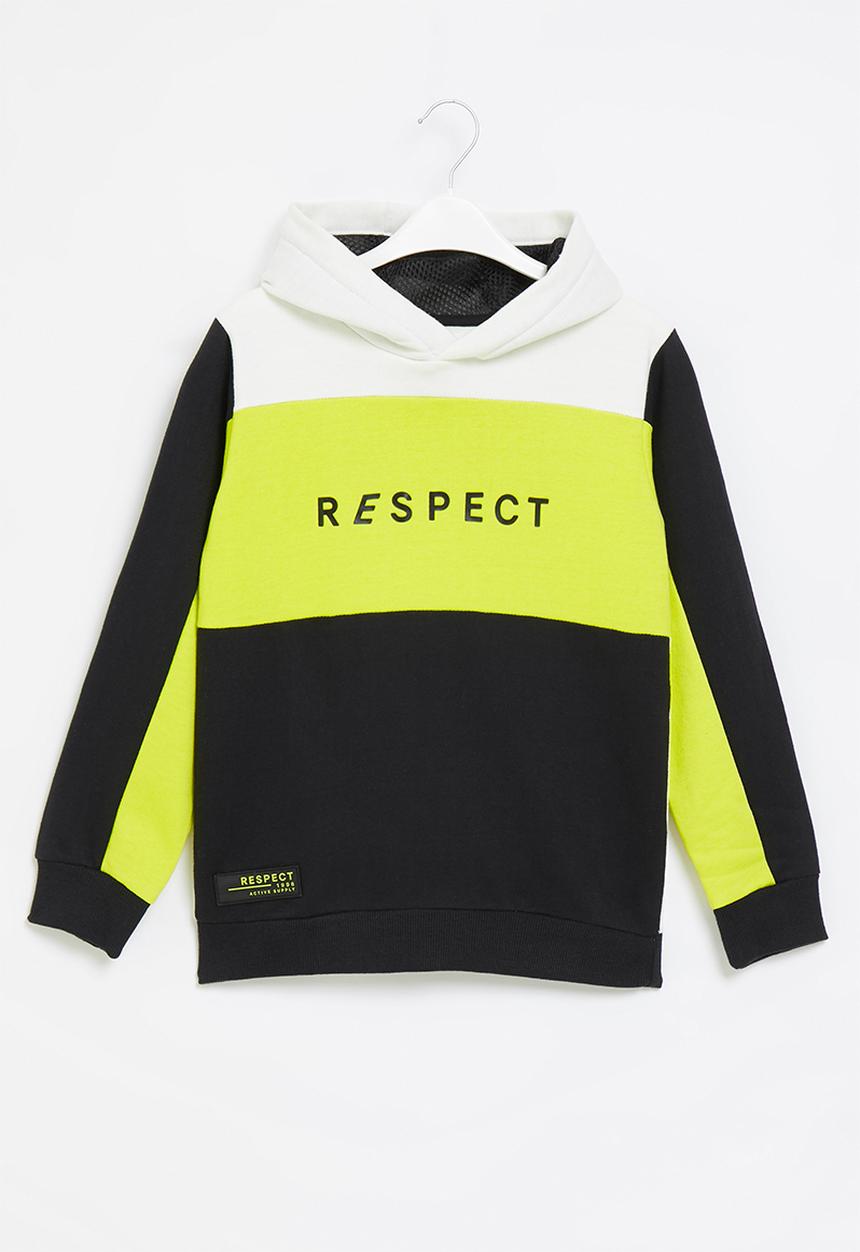 MINOTI - Teen boys respect hoodie - multi