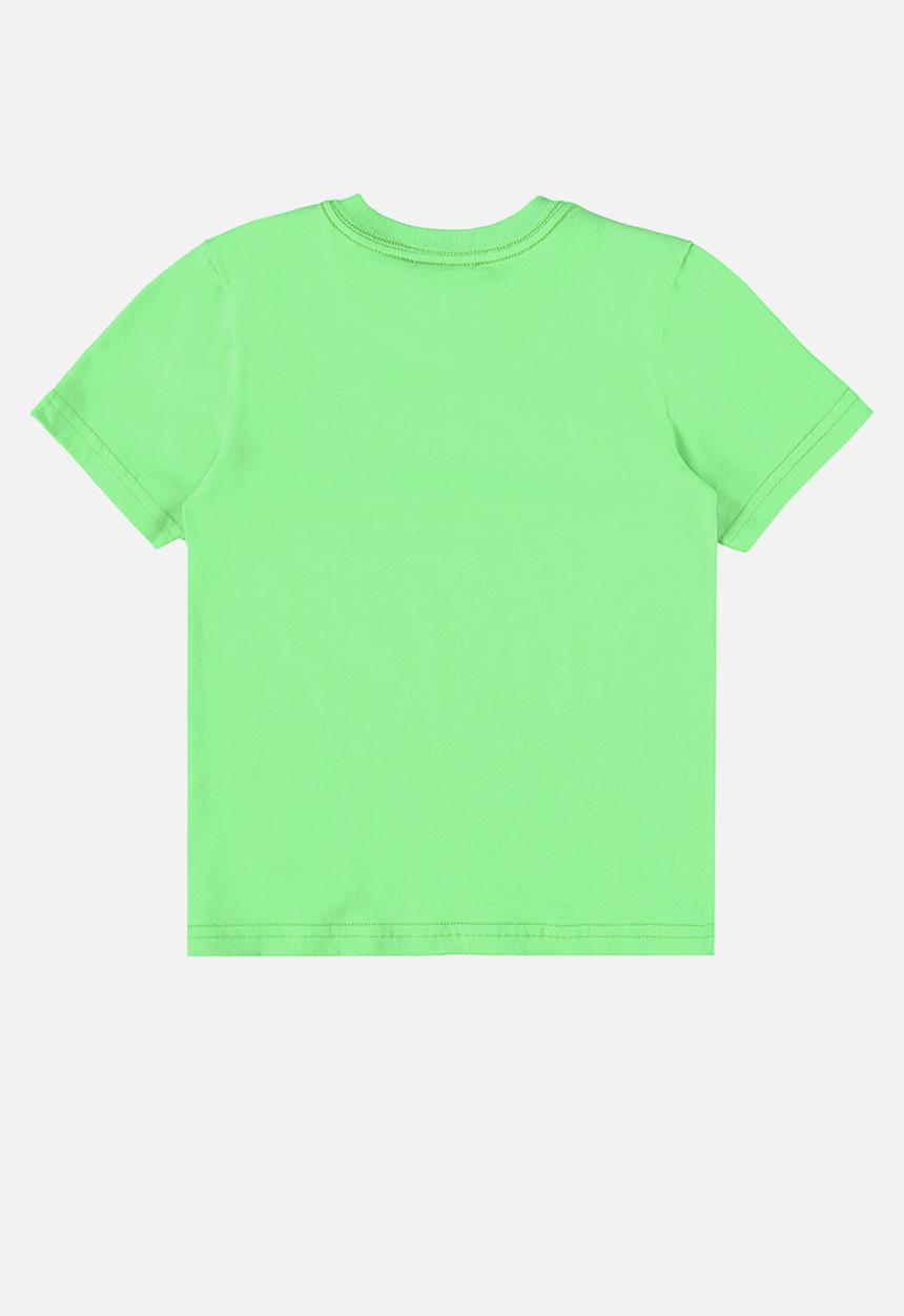 Quimby - Tee and microfiber bermuda set - green & black