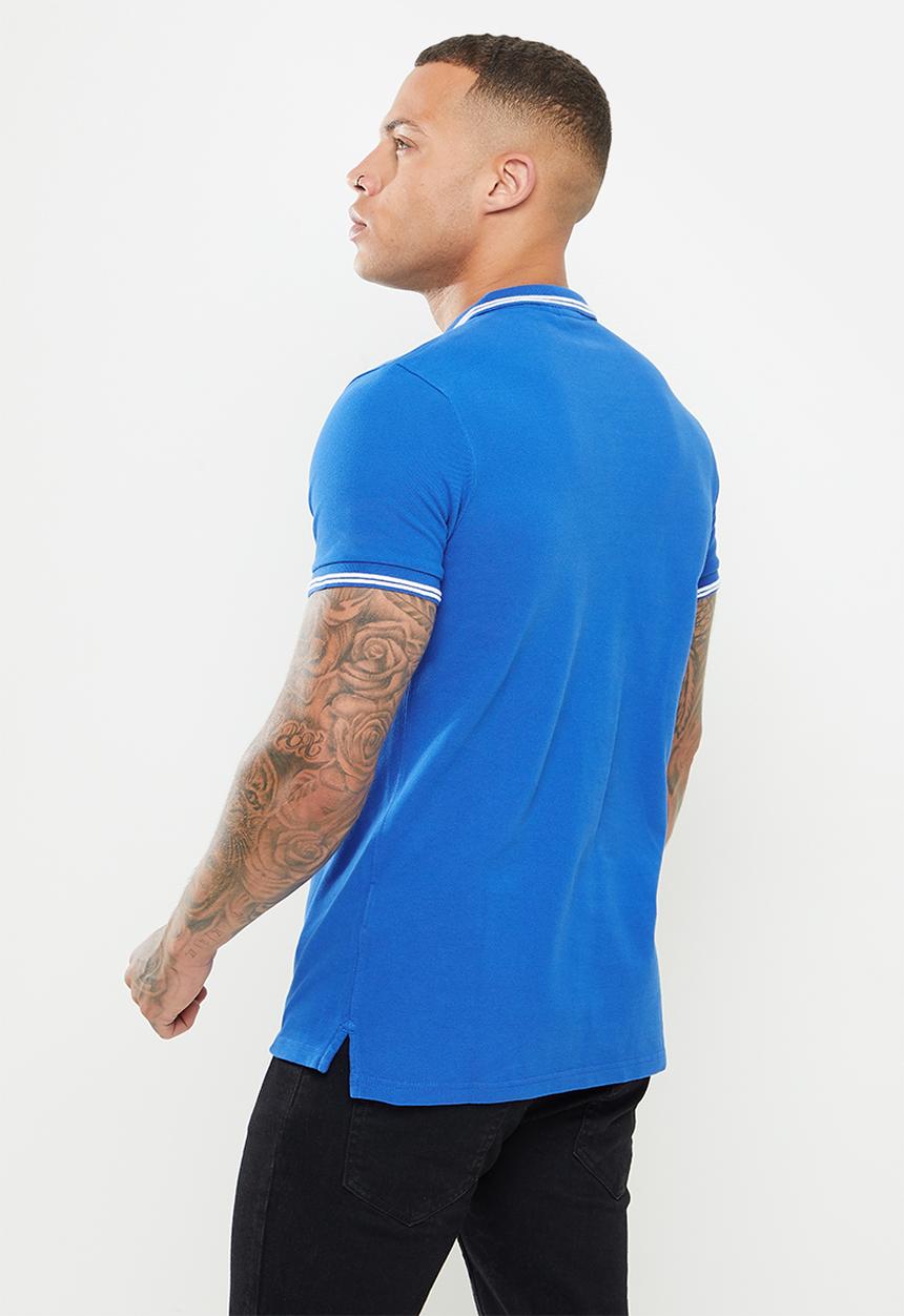 Superdry. - Superdry code polo shirt - royal