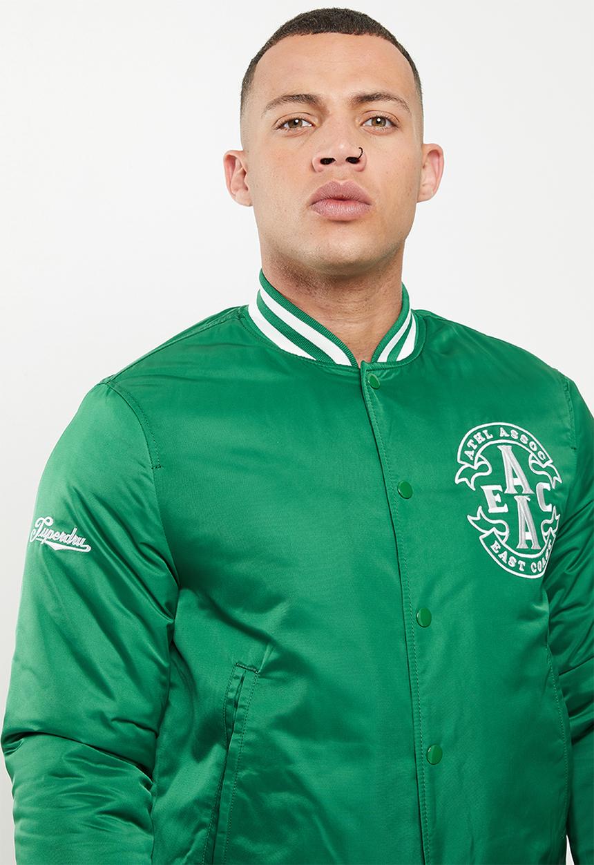 Superdry. - Varsity bomber - fern green