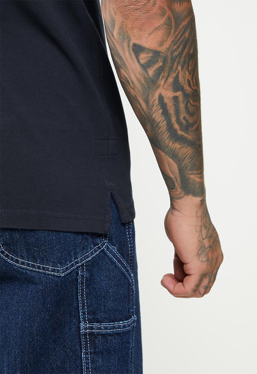 Superdry. - Superdry code polo shirt - deep navy