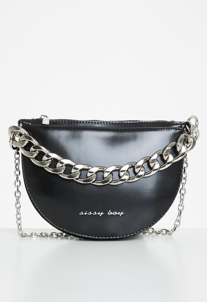SISSY BOY - Chain crossbody - black