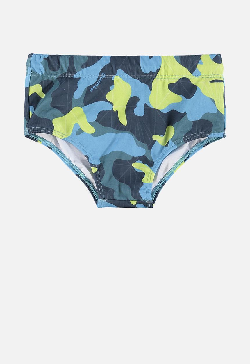 Quimby - Upf 50+ sun protection swim trunks - blue