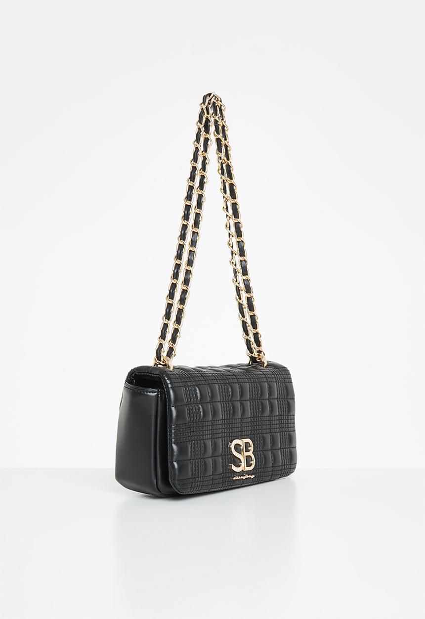 SISSY BOY - Square quilted crossbody - black