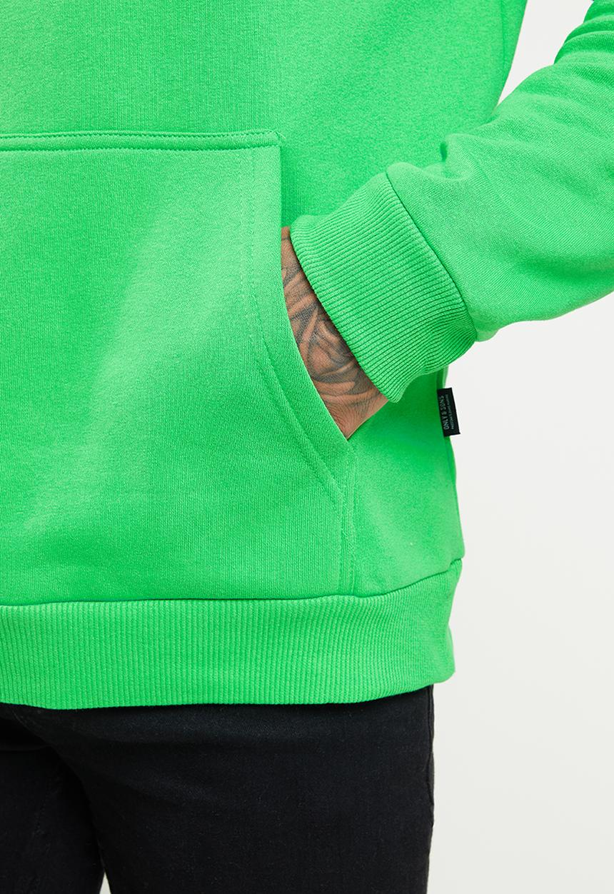 Only & Sons - Onsceres hoodie sweat - green