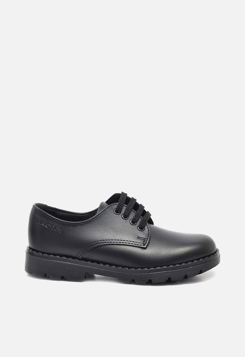 Bronx - School boys lace up - black