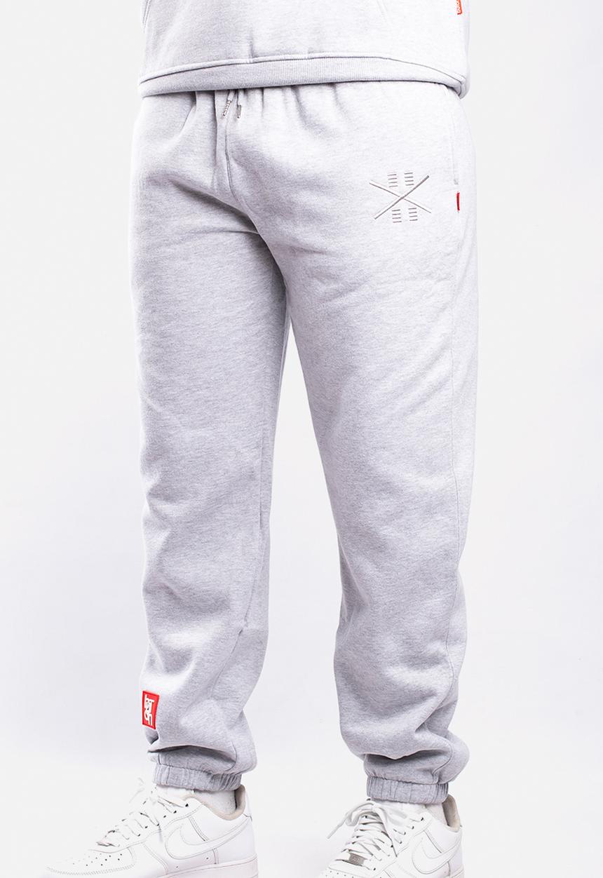 Butan - Classic connections sweatpants - grey melange