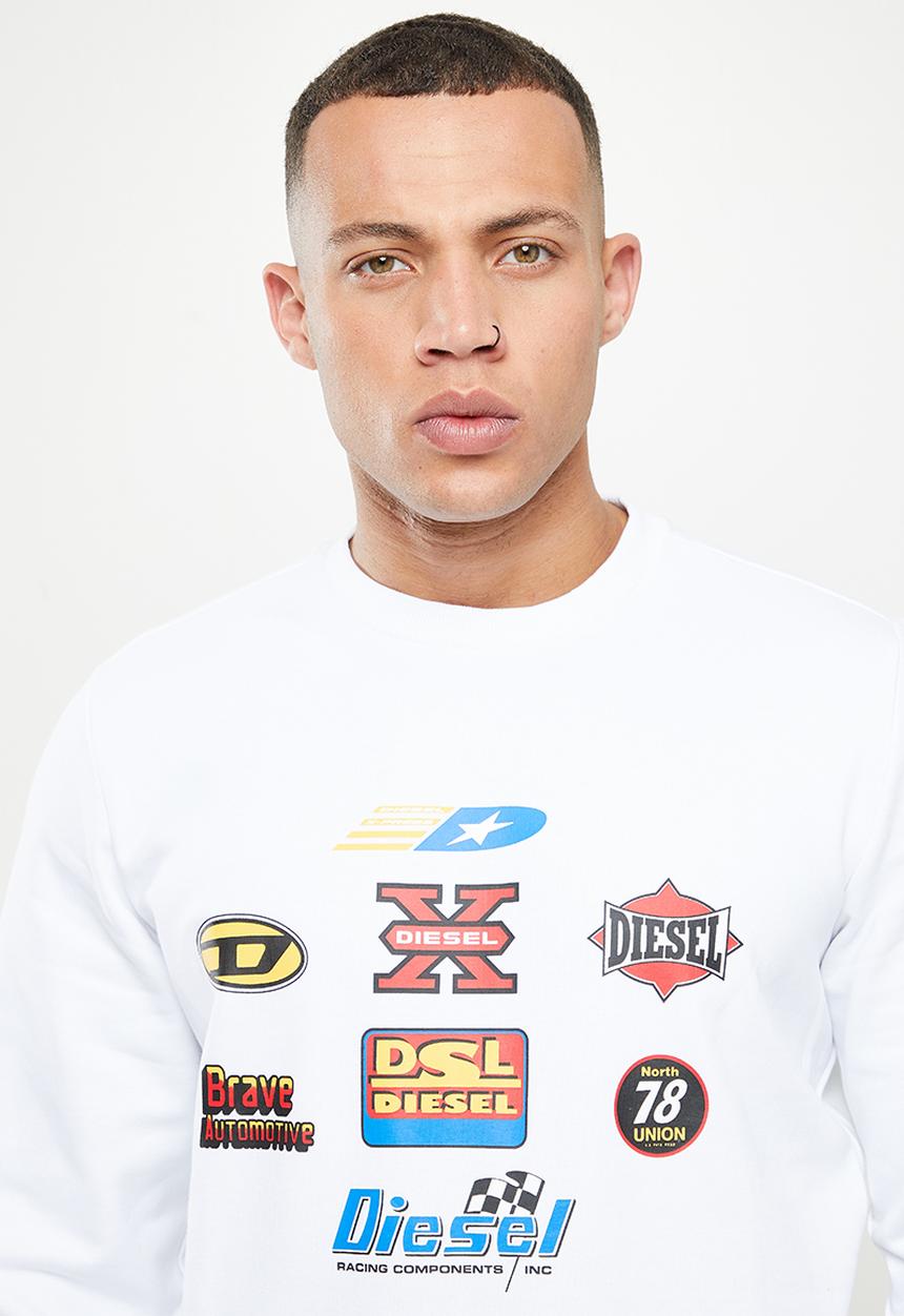 Diesel  - S-ginn-k24 sweater - white
