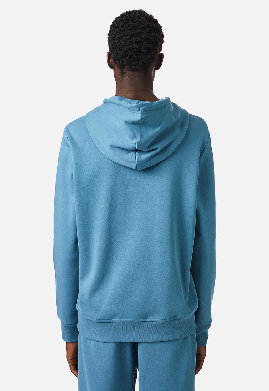 Diesel  - S-girk-hood-ecologo sweatshirt - blue