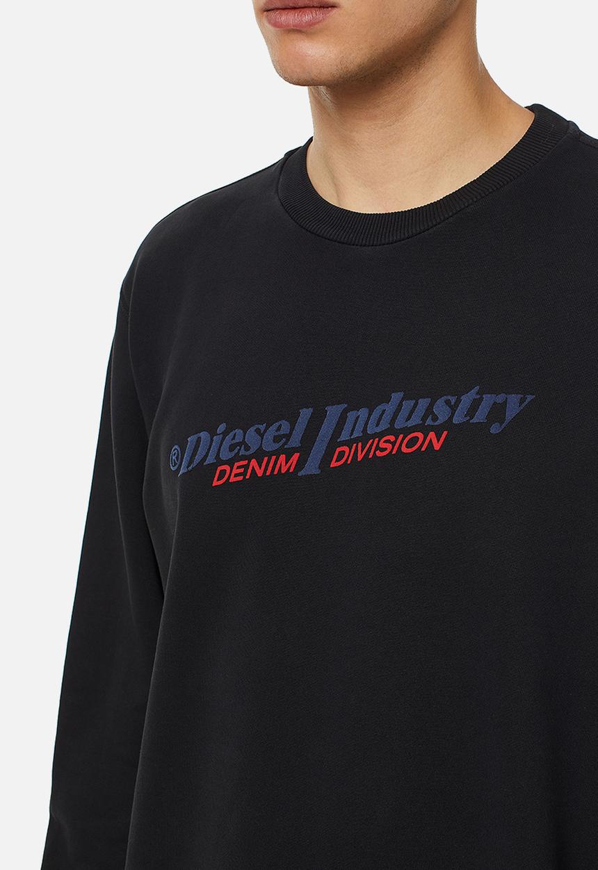 Diesel  - S-ginn-ind sweatshirt - black 
