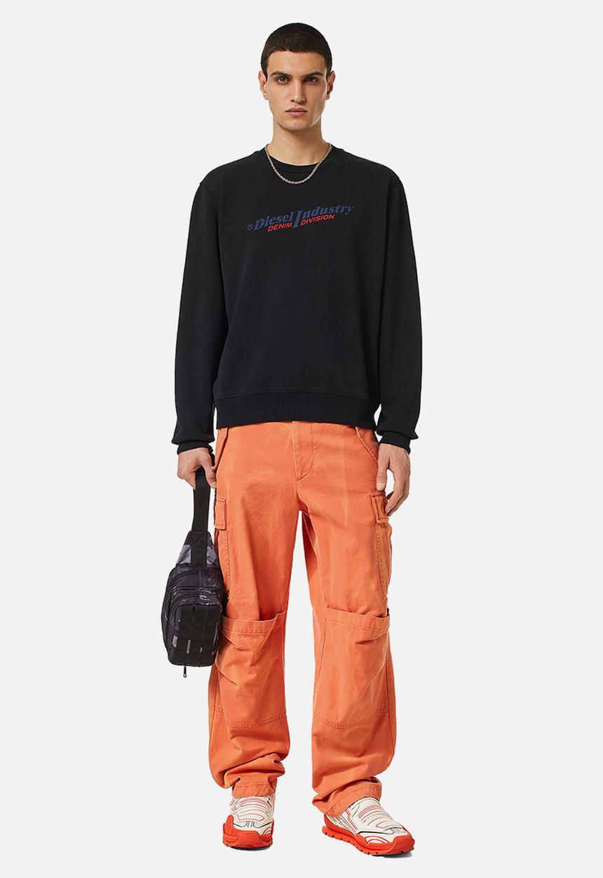 Diesel  - S-ginn-ind sweatshirt - black 