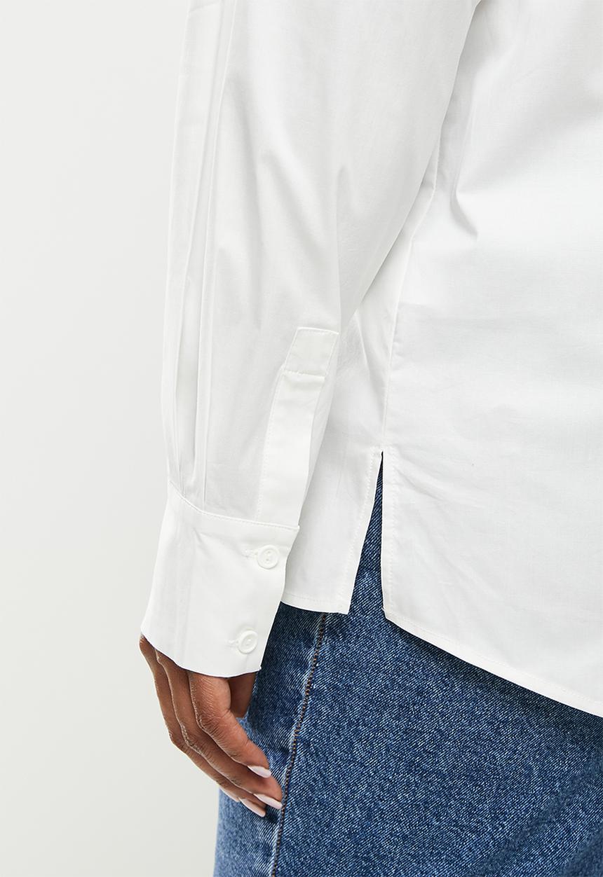 Glamorous - Plus relaxed fit shirt - white