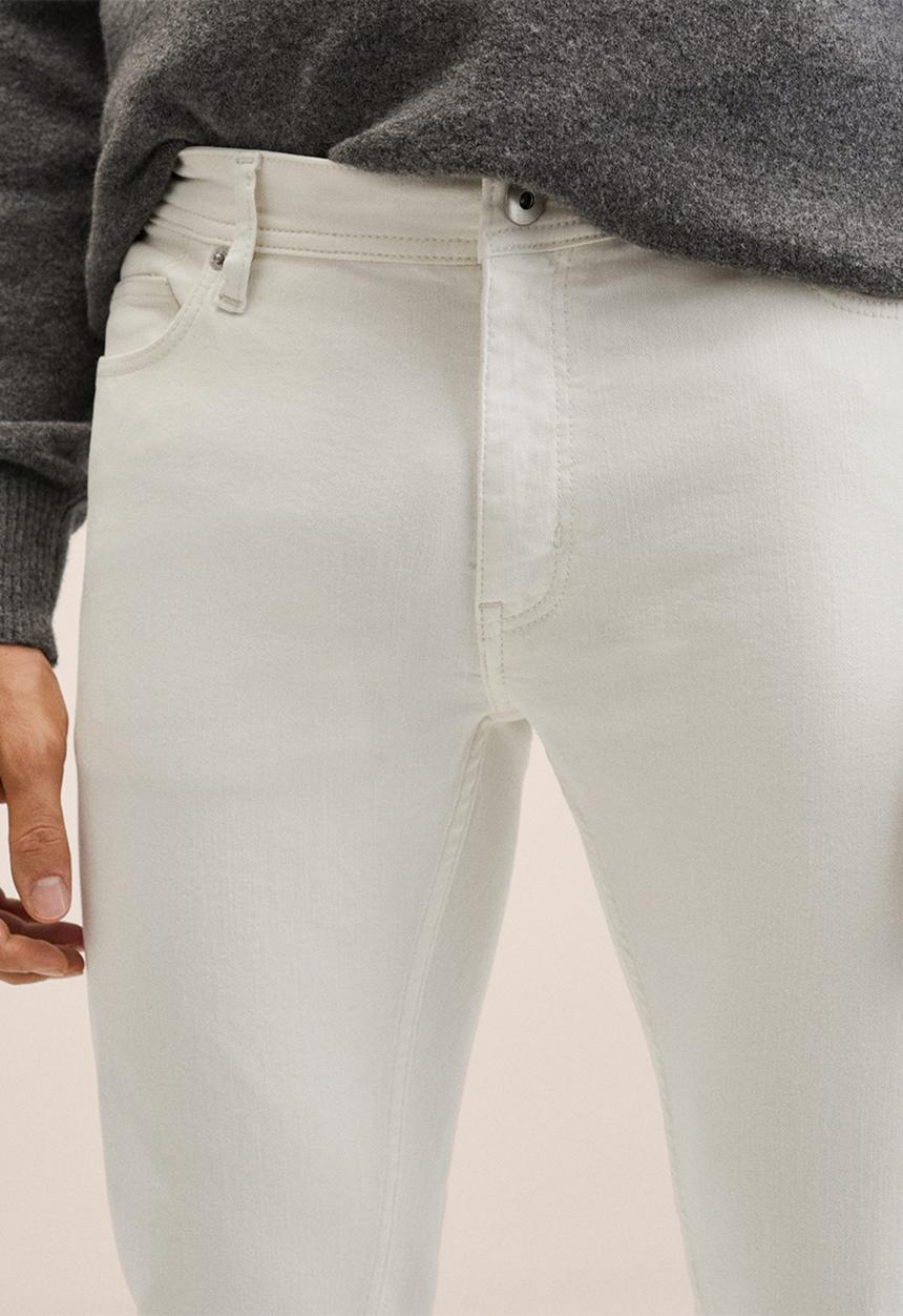 MANGO - Billy  skinny jeans - off white 