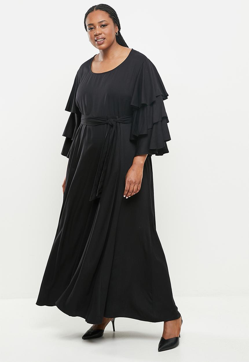 AMANDA LAIRD CHERRY - Plus cairn dress - black