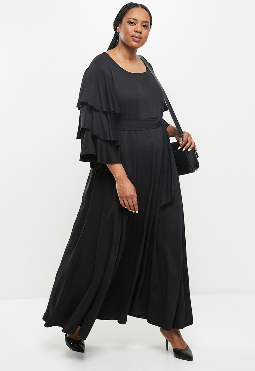 AMANDA LAIRD CHERRY - Plus cairn dress - black