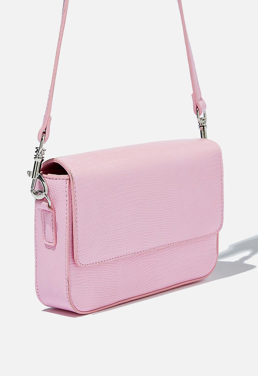 Rubi - Lexi cross body bag - pink mini texture