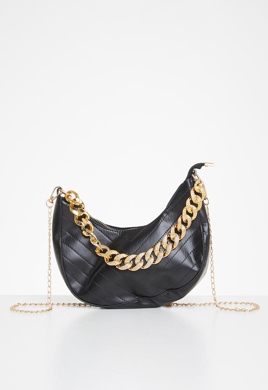 Superbalist - Cindy baguette bag - black