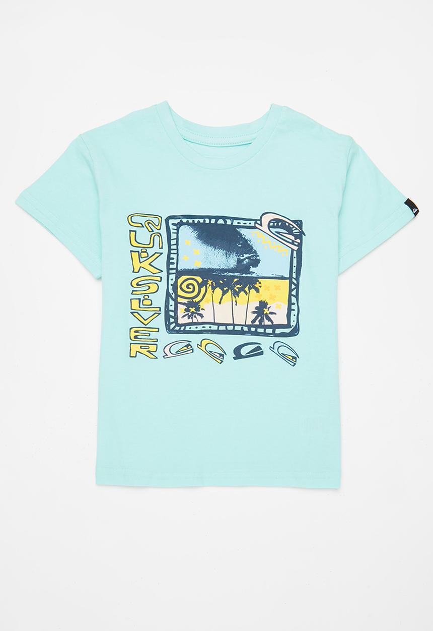 Quiksilver - Sunset city short sleeve boy - angel blue