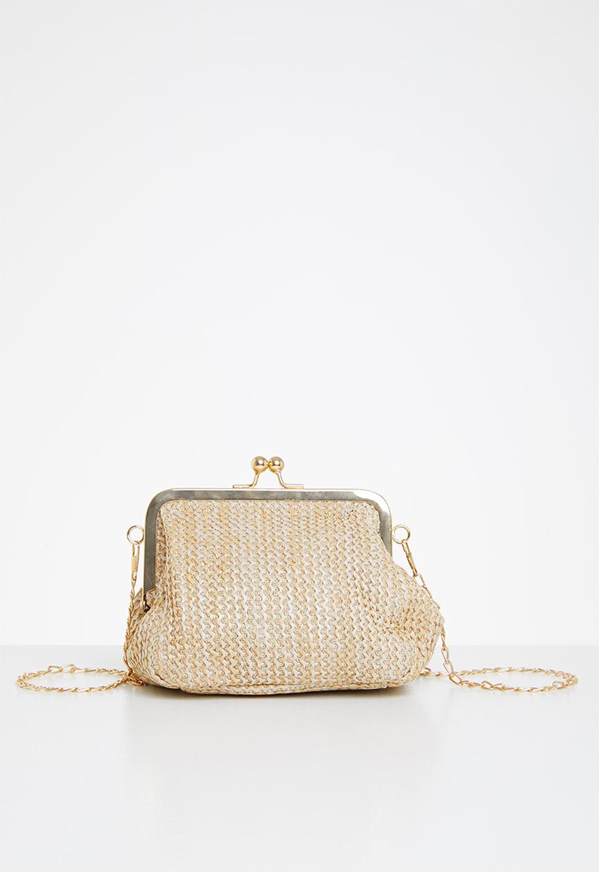 dailyfriday - Halston clutch bag - natural
