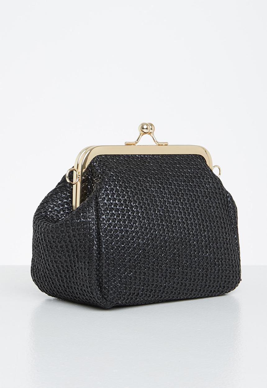 dailyfriday - Kiana clutch bag - black & gold