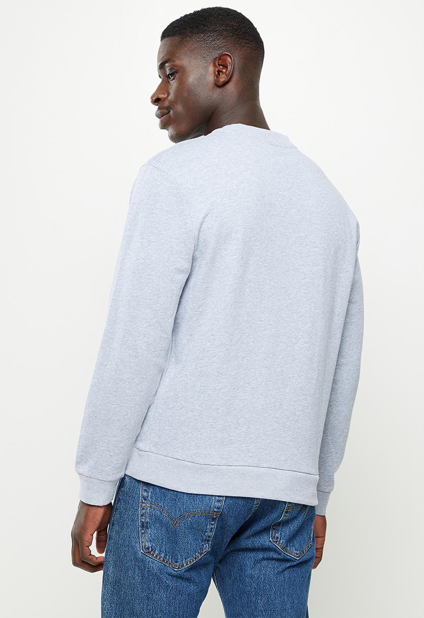 POLO - Crest Embro sweatshirt - grey