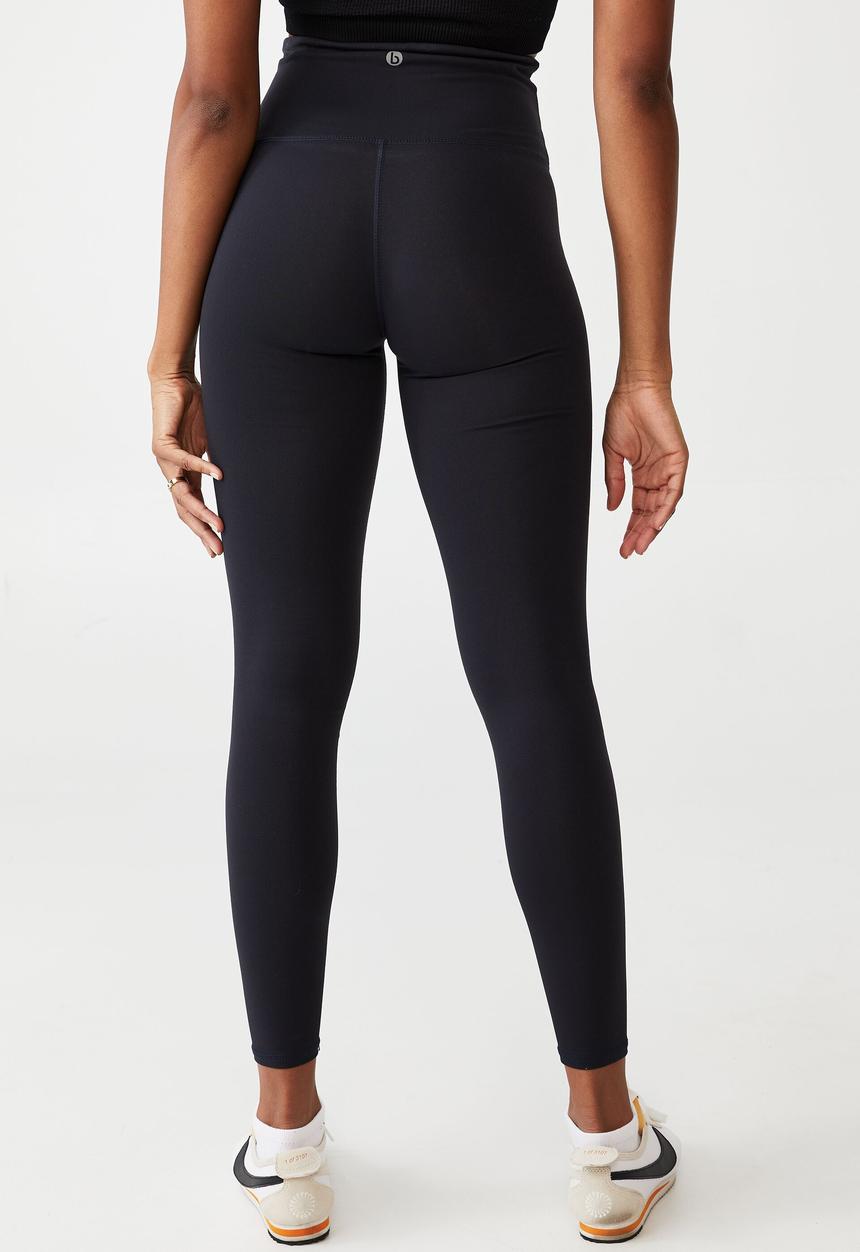 Cotton On - Active high waist core full length tight - core navy