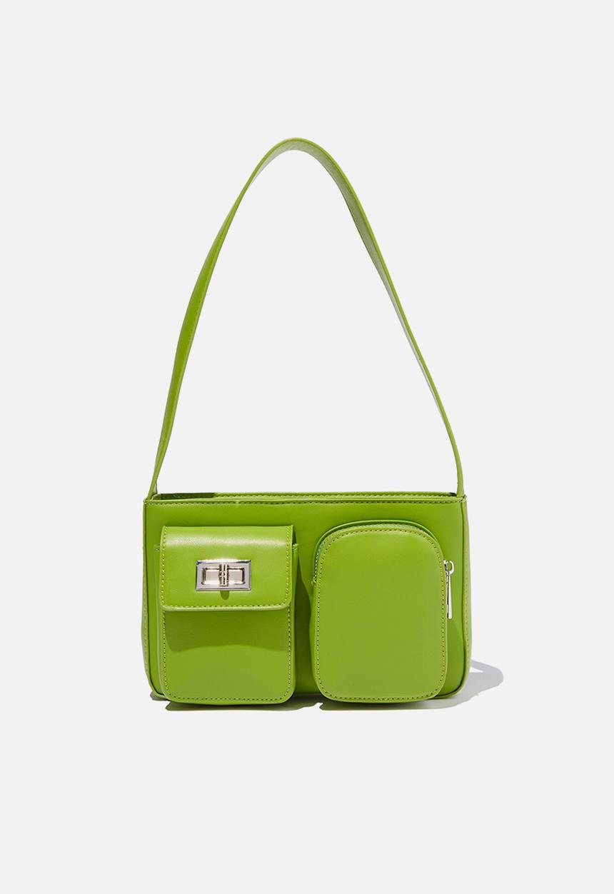 Rubi - Molly shoulder bag- smooth green