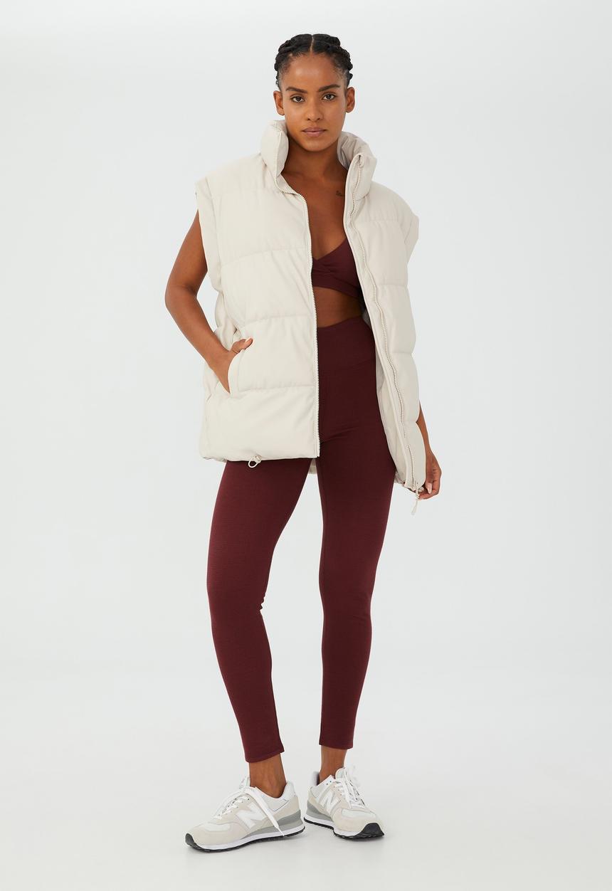 Cotton On - The mother puffer vest - natural