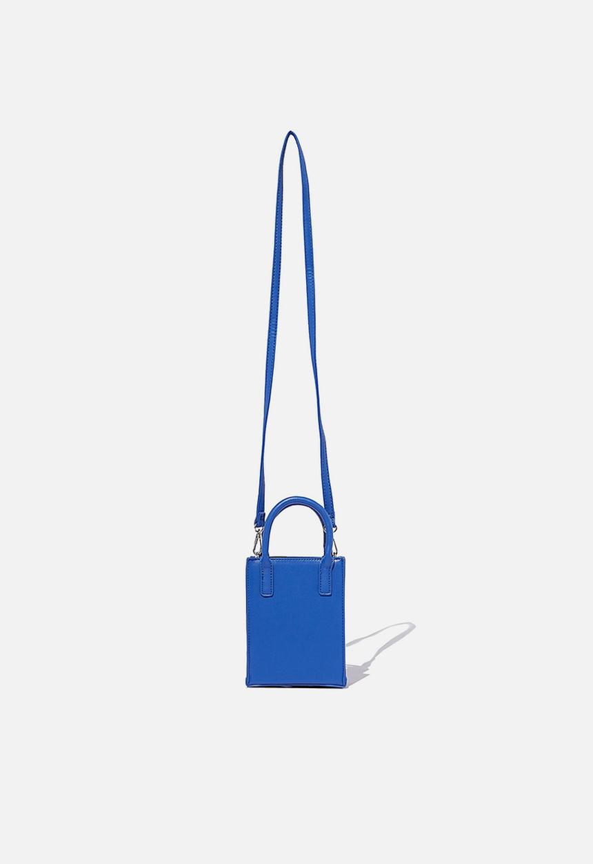 Rubi - Morgan cross body bag - bright blue smooth