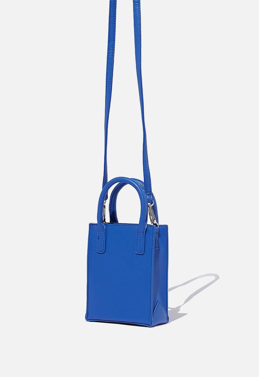 Rubi - Morgan cross body bag - bright blue smooth