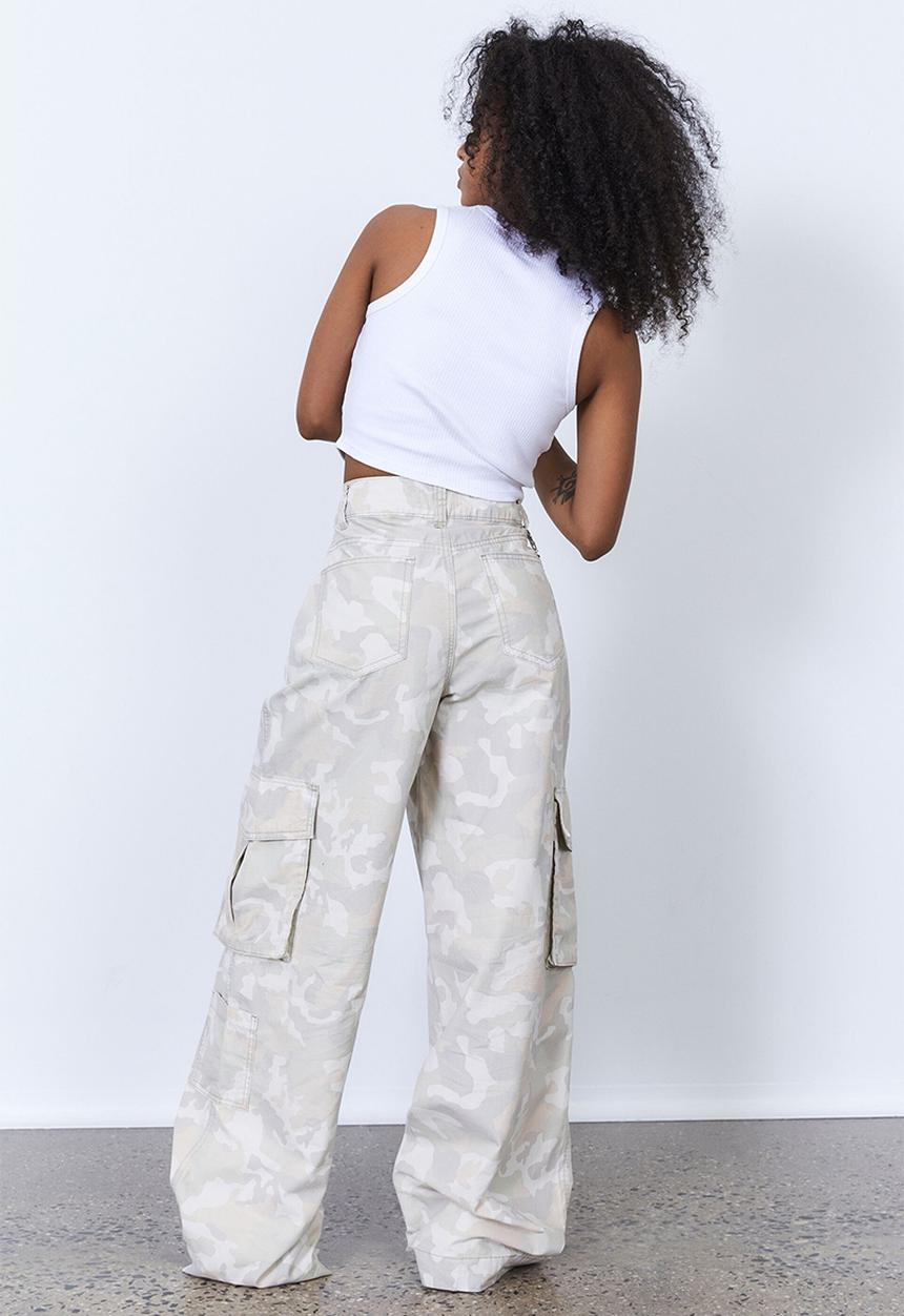 Factorie - Hype woven cargo pant - neutral camo