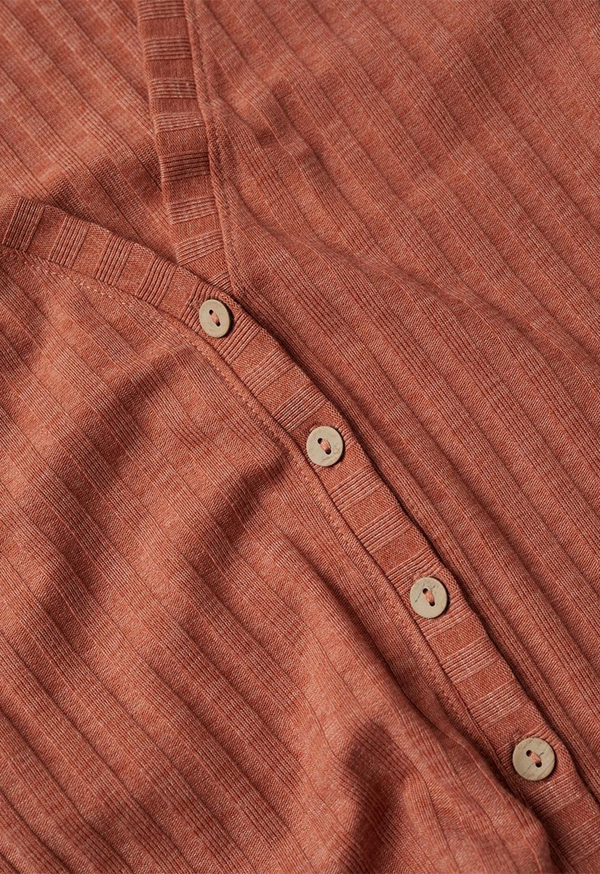 MANGO - T-shirt dhaka - orange