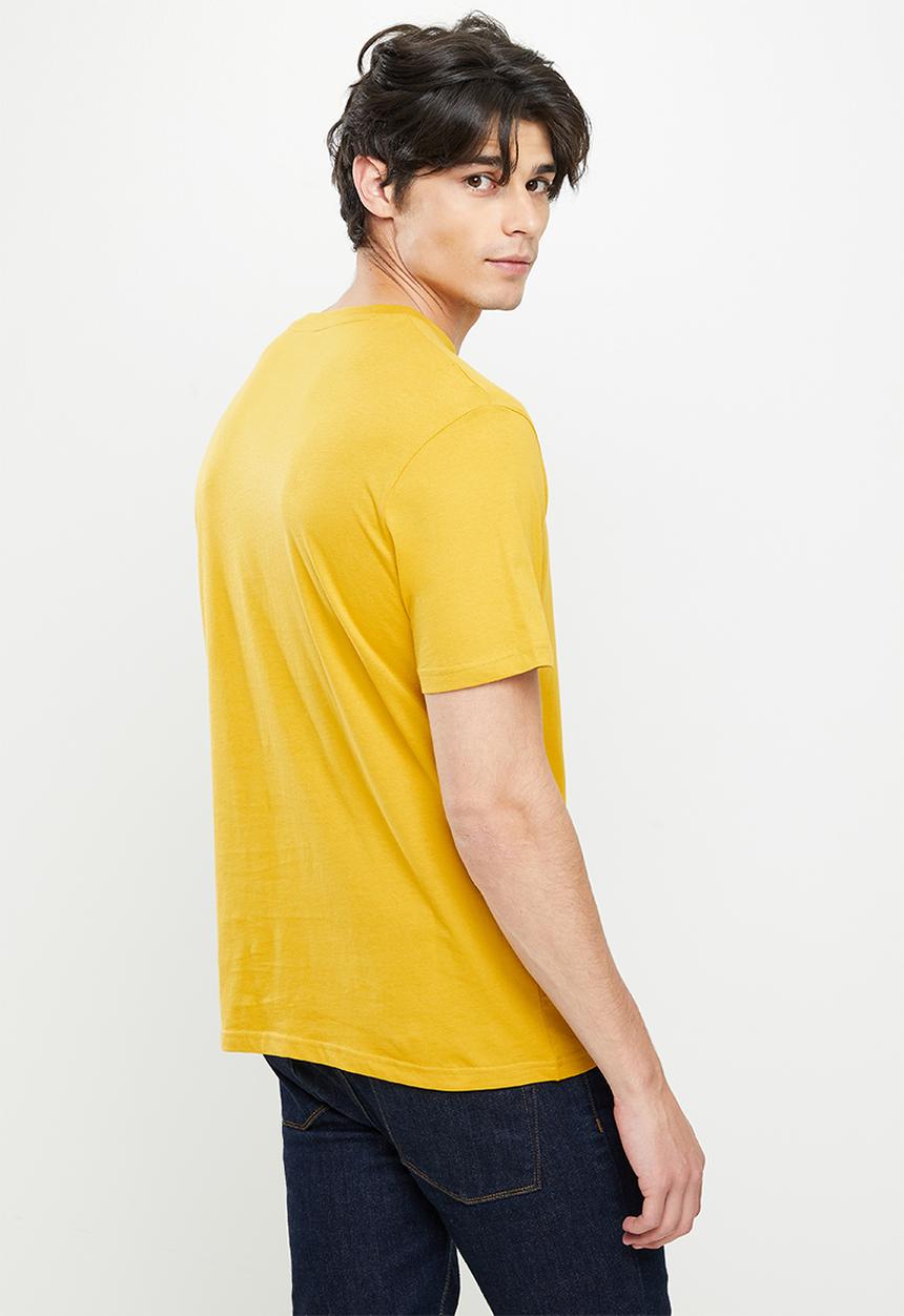 Ben Sherman - Pique short sleeve pocket tee - dijon
