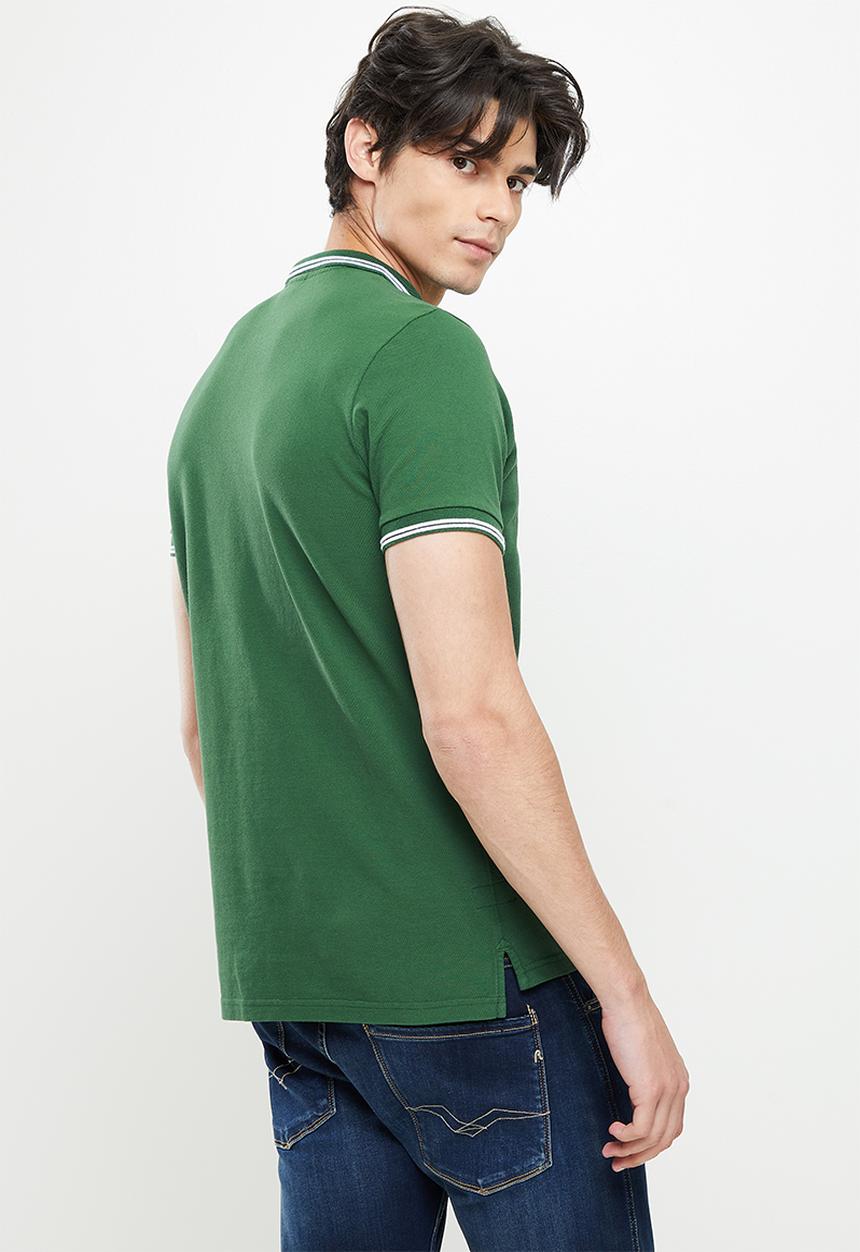 Superdry. - Superdry code polo shirt - dark green