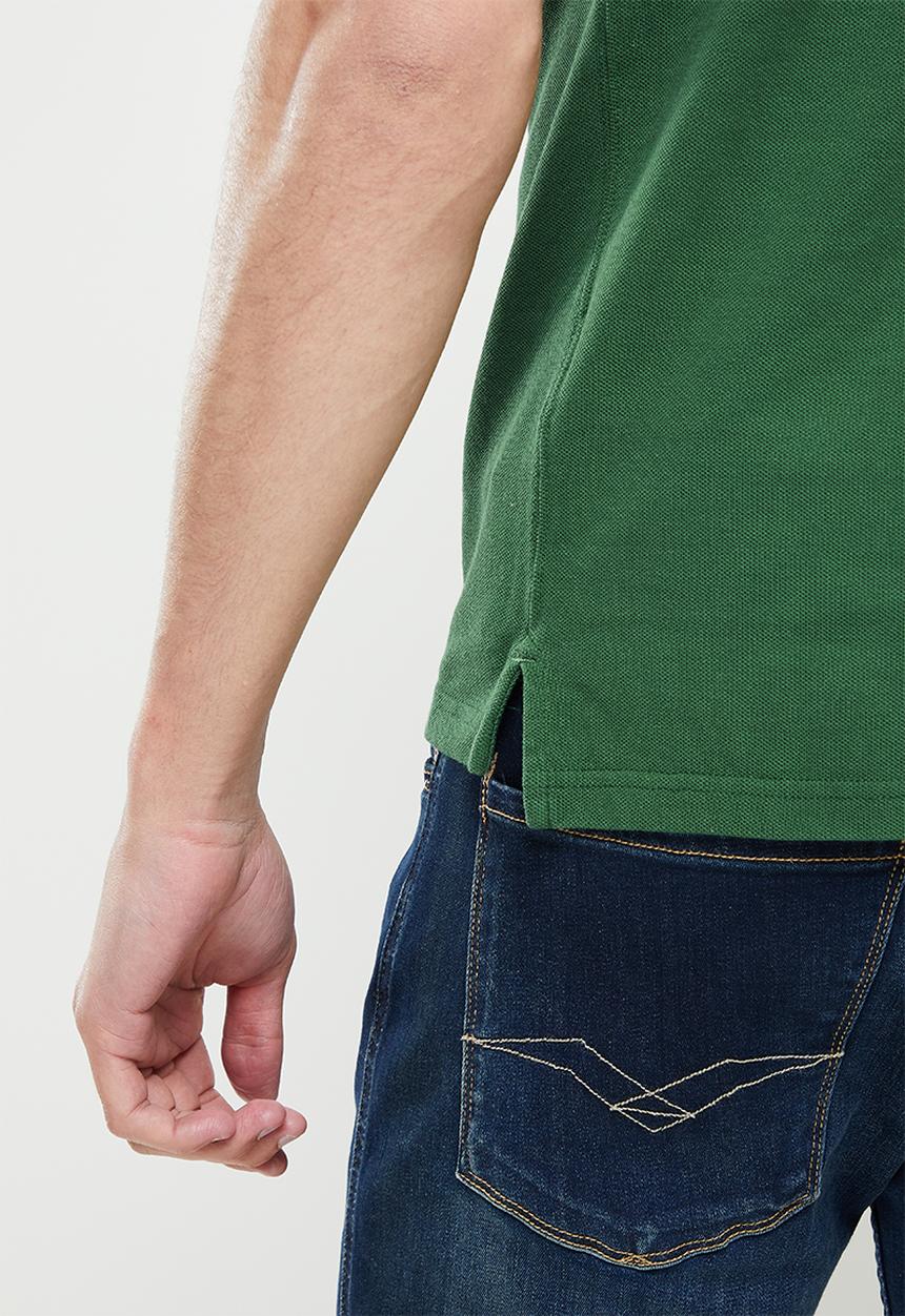 Superdry. - Superdry code polo shirt - dark green