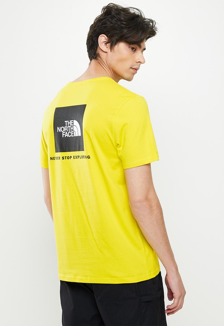 The North Face - M short sleeve redbox tee - yellow