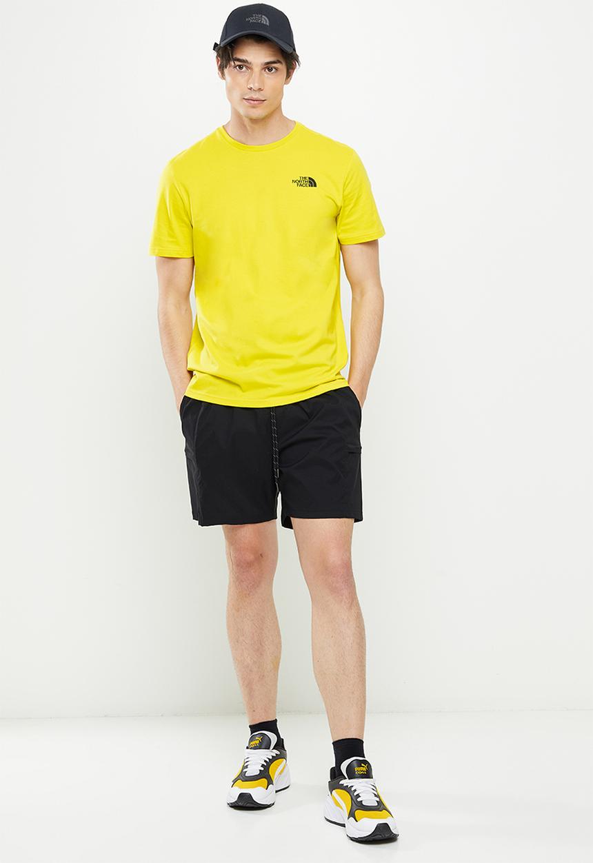 The North Face - M short sleeve redbox tee - yellow