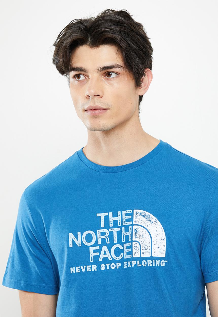 The North Face - M short sleeve rust 2 tee - blue