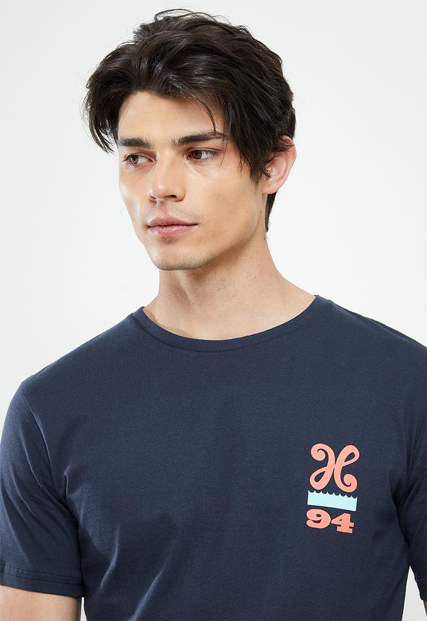 Holmes Bro's - H waves t - navy blazer